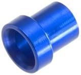 -08 aluminum tube sleeve, blue - 2pcs/pkg