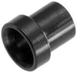 -03 aluminum tube sleeve, black - 6pcs/pkg