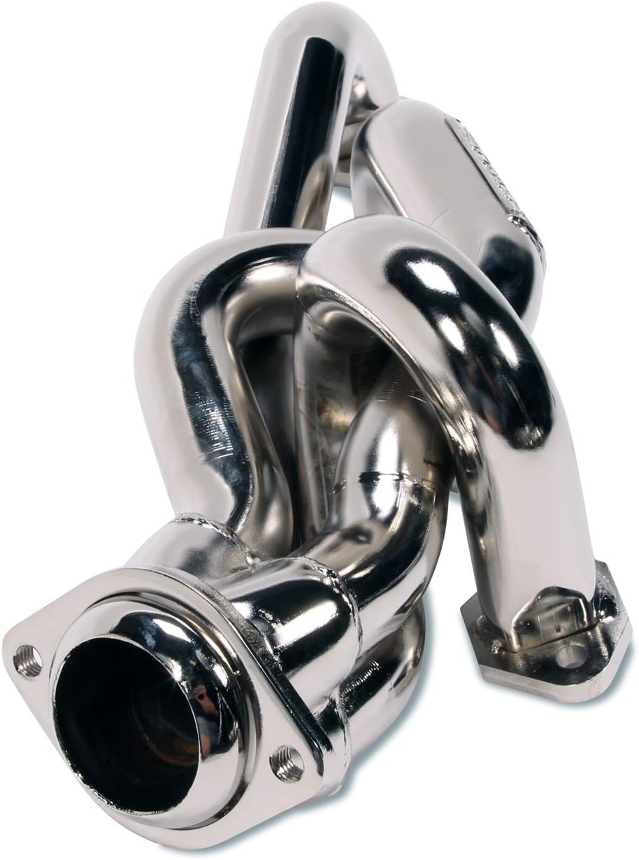 BBK 1512 1-5/8" Shorty Equal Length Performance Exhaust Headers for Ford Mustang 5.0L - Chrome Finish