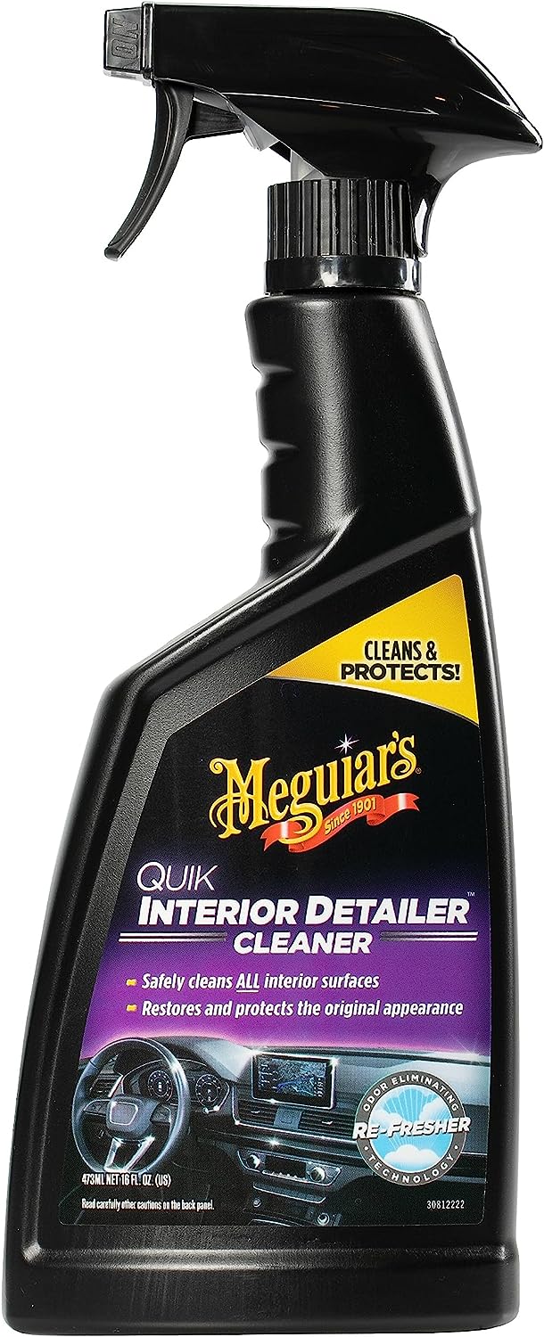 Meguiar’s G13616SP Quik Interior Detailer Cleaner, 16 Fluid Ounces