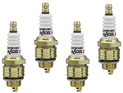 ACCEL 0437S-4 Shorty Copper Core Spark Plug, (Pack of 4)