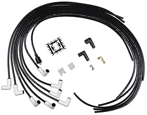 ACCEL 9001C Extreme 9000 Universal Ceramic Spark Plug Wire, Black