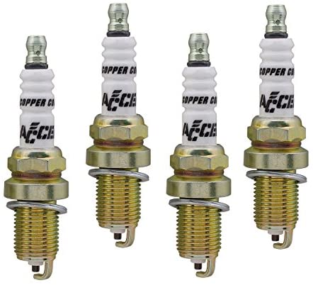 ACCEL 0414S-4 Shorty Copper Core Spark Plug, (Pack of 4)