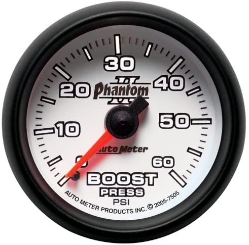 Auto Meter 7505 Phantom II Mechanical Boost Gauge