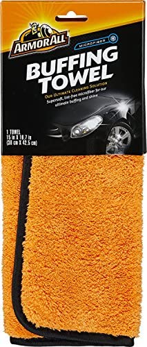 Armor All Microfiber Car Buffing Towels, Cleaner for Cars & Truck & Motorcycle, Supersoft, 17623