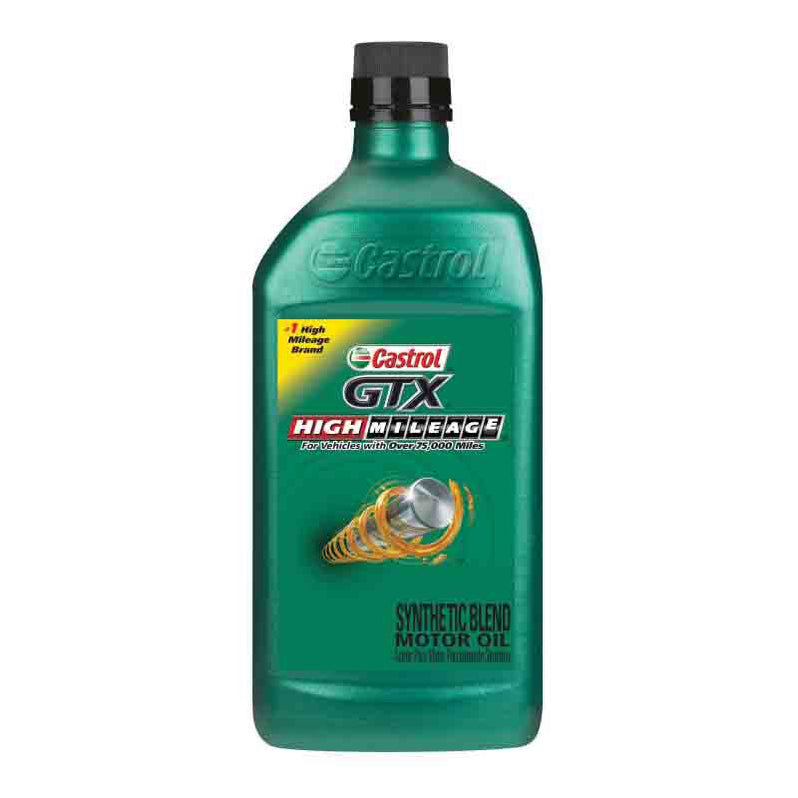 Castrol GTX 15B6E6 High-Mileage Motor Oil, 5W-20, 1 qt