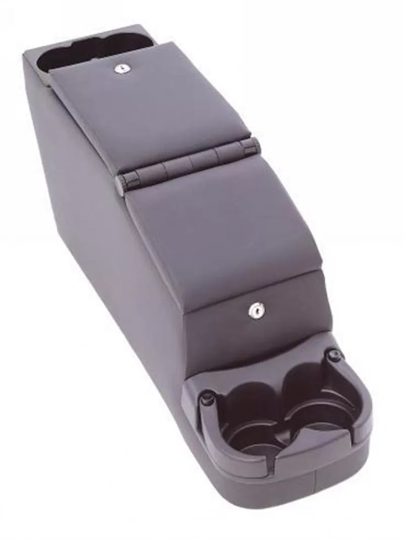 Rampage Products 31617 Deluxe Locking Center Console for 1976-1983 Jeep CJ & Wrangler YJ, Spice Denim, Denim Spice