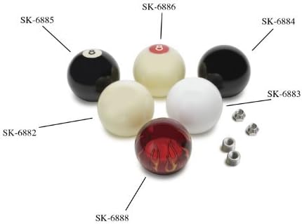 WHT 8-BALL KNOB