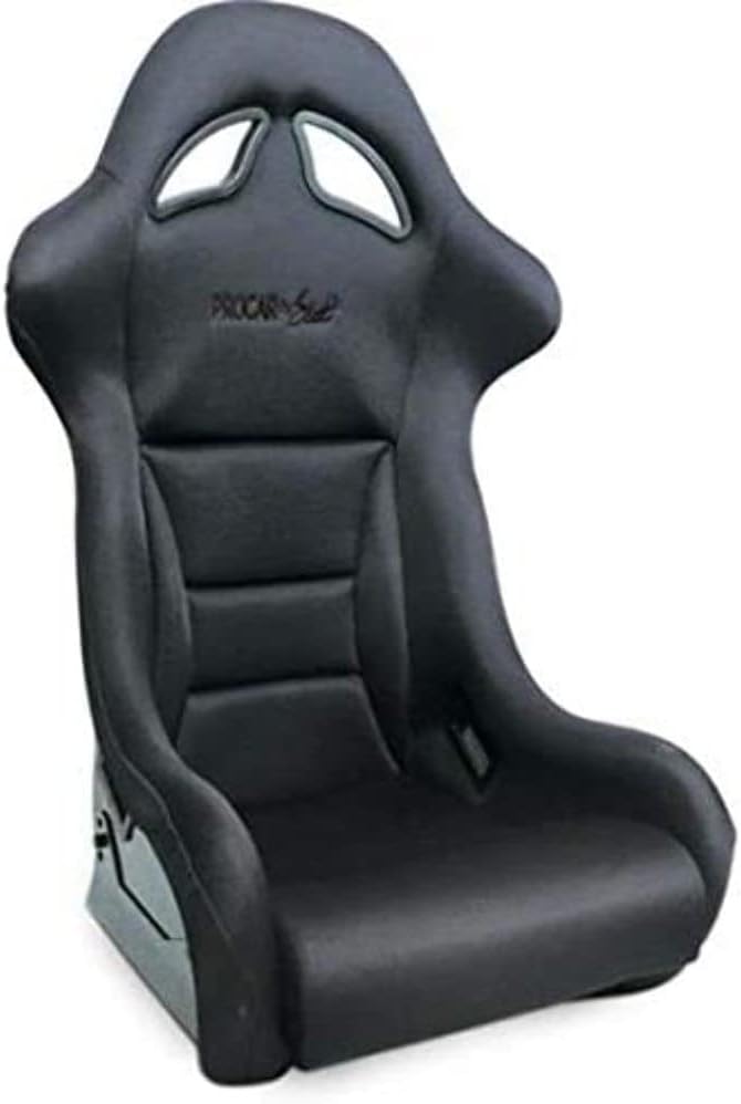 ProCar by Scat 80-1780-61 Black Velour Racing Drifter Fixed Back Common Seat