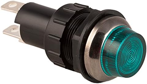 LARGE INDICATOR LIGHT -- 430 SERIES -- GREEN -- 12 VOLT