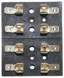 JT&T 2450F 4-WAY GLASS FUSE BLK