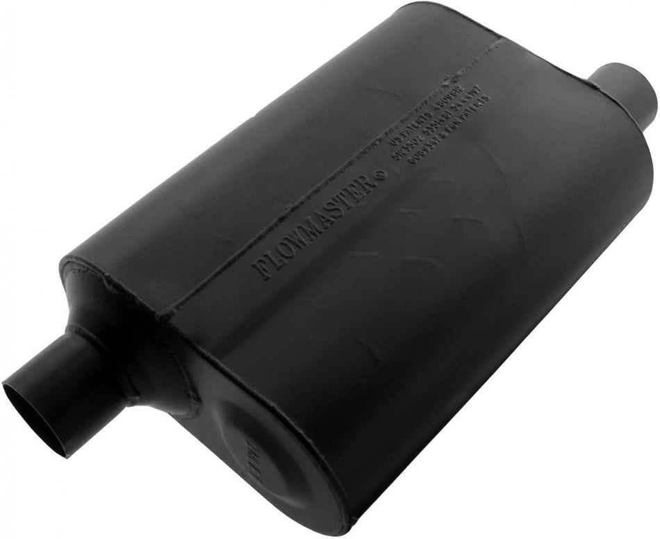Flowmaster 952448 Super 40 Muffler - 2.25 Offset IN / 2.25 Offset OUT - Aggressive Sound