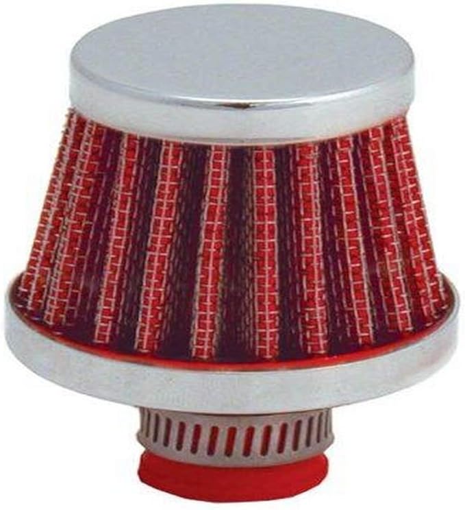 BREATHER FILTER; 10MM FLG, 2" OD, 1-3/4" H - RED