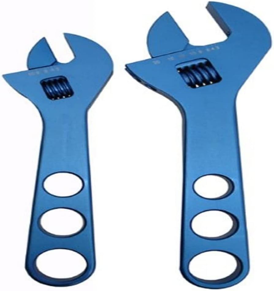 Proform 67729 3-8 AN/10-20 AN Anodized Aluminum Adjustable AN Wrench - Pair