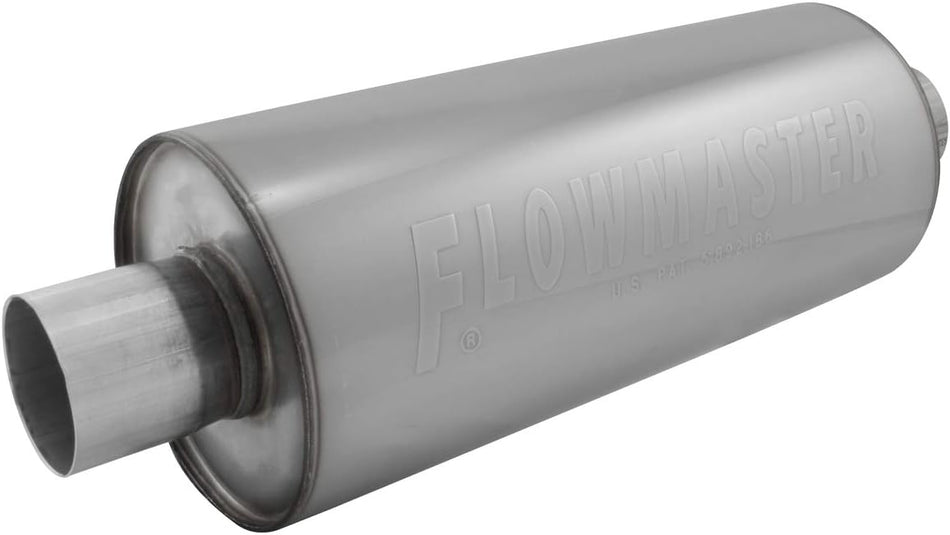 Flowmaster 12414310 DBX Muffler - 2.25 Center IN / 2.25 Center OUT - Moderate Sound