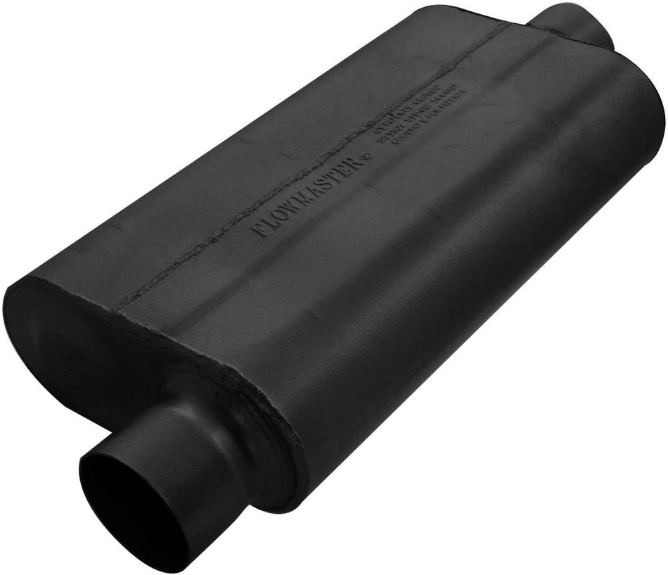 Flowmaster 943051 50 Delta Flow Muffler - 3.00 Offset IN / 3.00 Center OUT - Moderate Sound