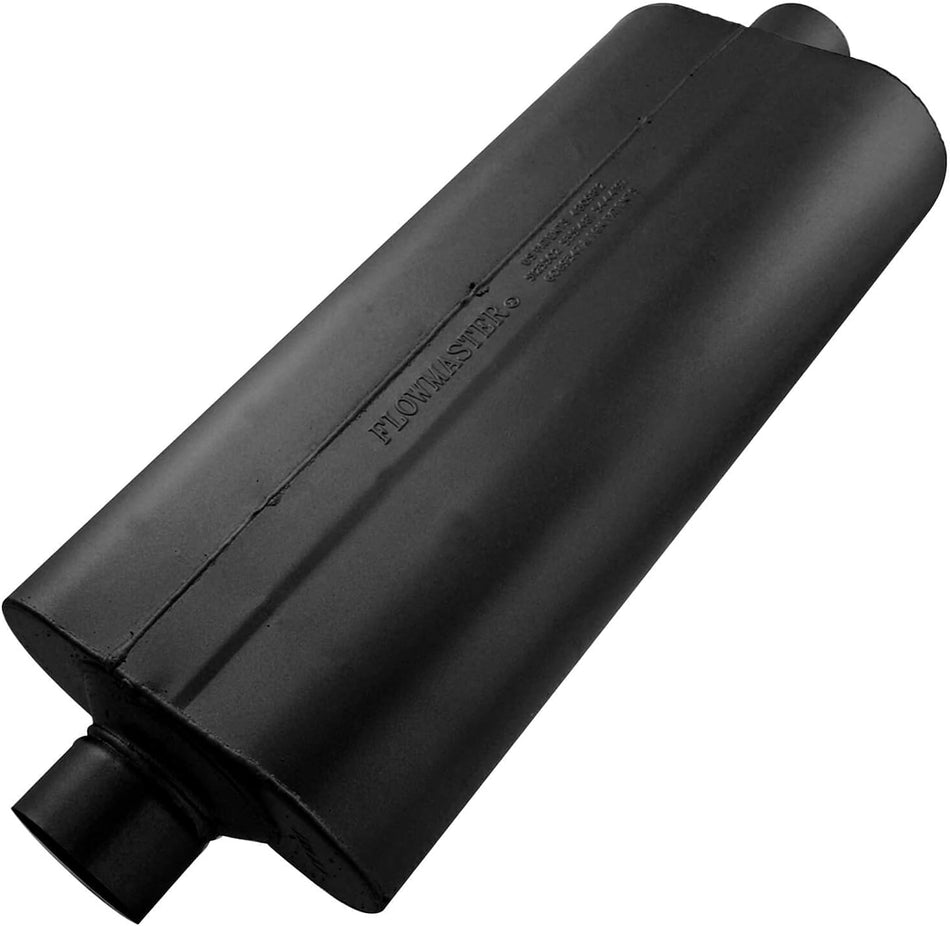 Flowmaster 53070 70 Series Muffler - 3.00 Center IN / 3.00 Center OUT - Mild Sound