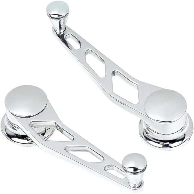 Lokar IDH-2015 Polished Billet Aluminum Window Crank - Pair