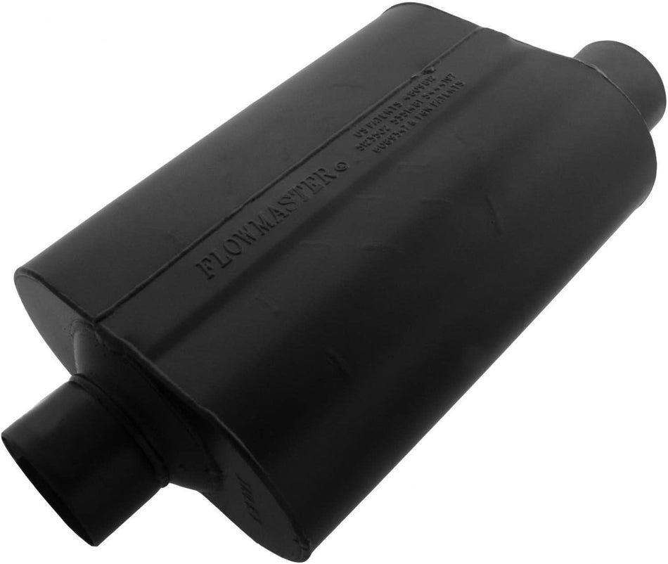 Flowmaster 953047 Super 40 Muffler - 3.00 Center IN / 3.00 Offset OUT - Aggressive Sound