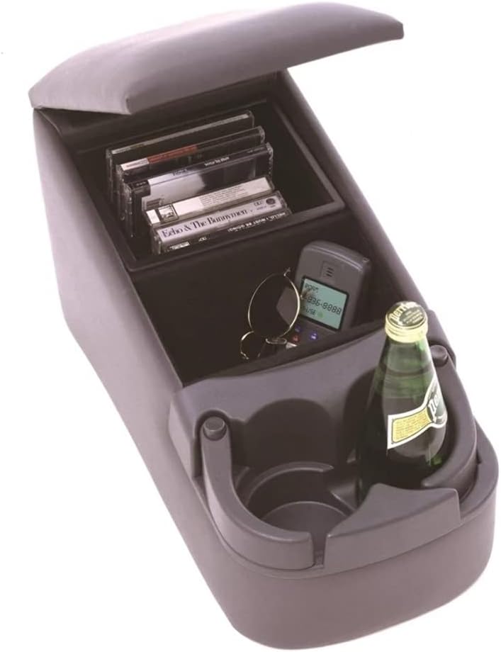 Rampage Products 39223 Universal Truck Bench Seat Console, Charcoal