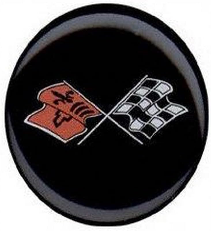 Grant 5632 Chrome Horn Button (Corvette Flags)