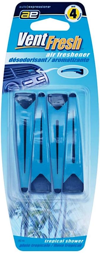 Medo VNT-44 Vent Fresh Air Freshener Sticks, Tropical Shower, 1 Pack