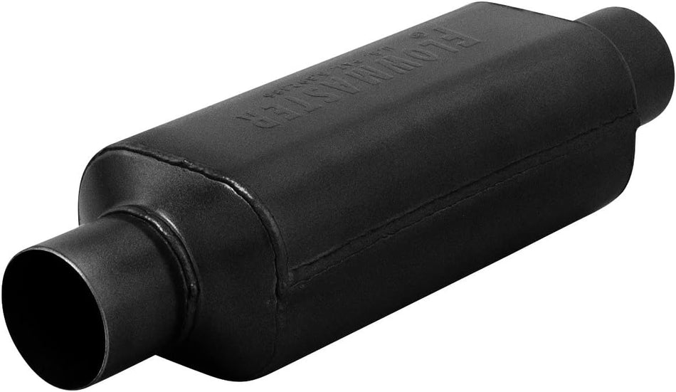 Flowmaster 12512409 (HP-2) 2.5" Inlet x 2.5" Outlet 409S Muffler with Aggressive Sound