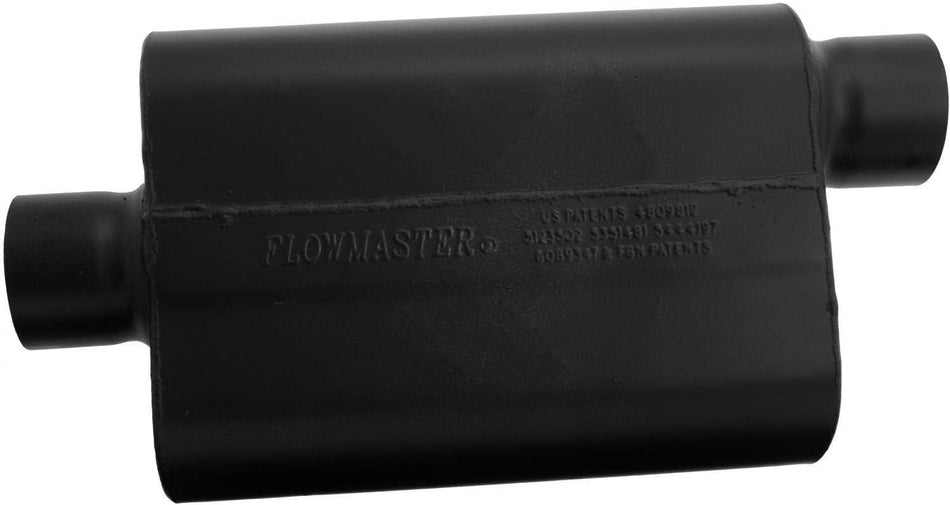Flowmaster 943047 Super 44 Muffler - 3.00 Center IN / 3.00 Offset OUT - Aggressive Sound,Black