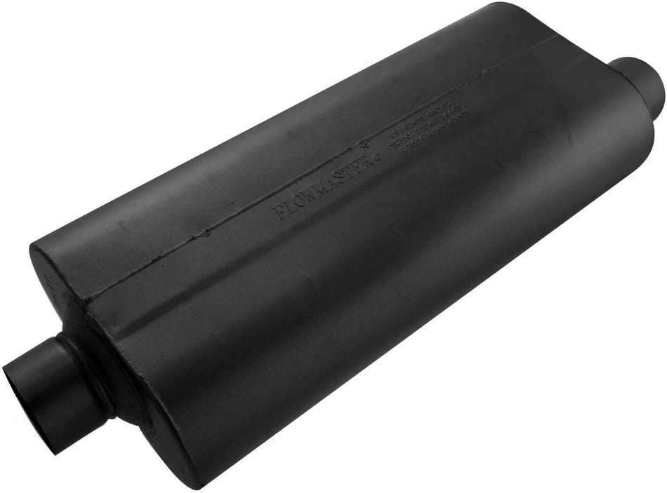 Flowmaster 53072 70 Series Muffler - 3.00 Center IN / 3.00 Offset OUT - Mild Sound