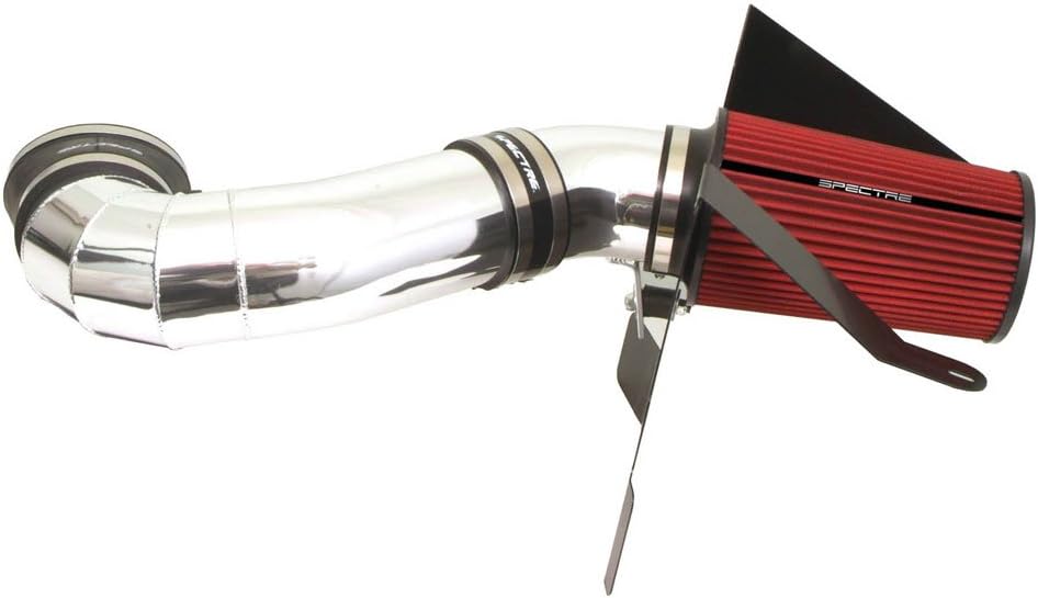 Spectre Performance Air Intake Kit: High Performance, Desgined to Increase Horsepower and Torque: 2005-2009 FORD (Mustang GT) SPE-9924, Red
