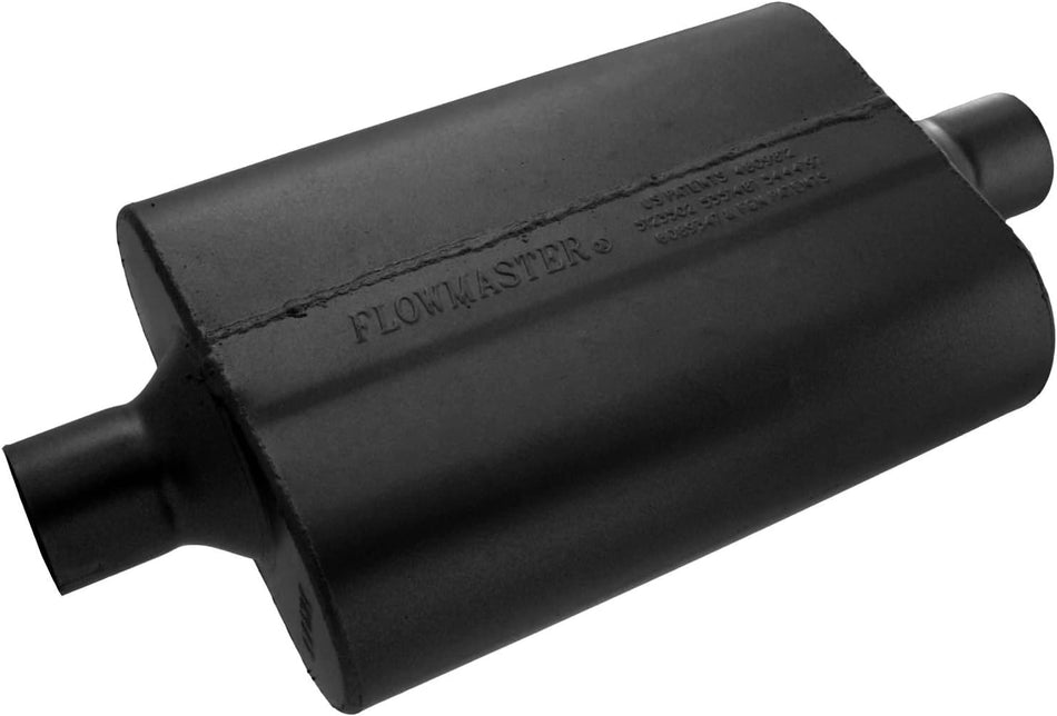 Flowmaster 942440 40 Delta Flow Muffler - 2.25 Center IN / 2.25 Center OUT - Aggressive Sound