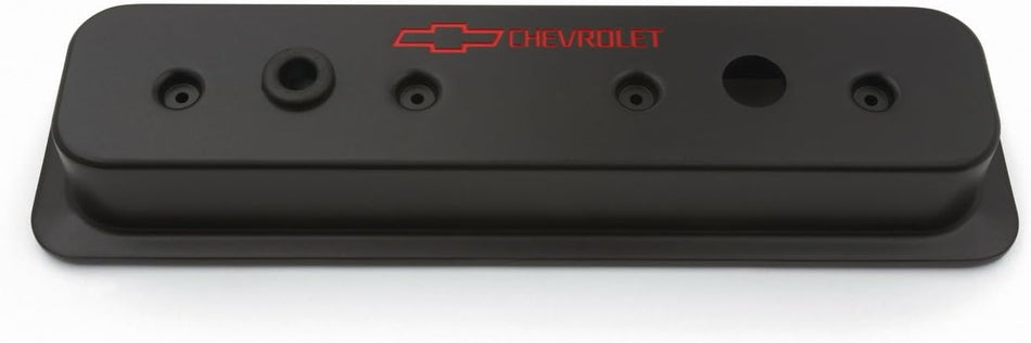 Proform 141-131 SBC Blk Crinkle Die Cast Center Bolt Valve Cover