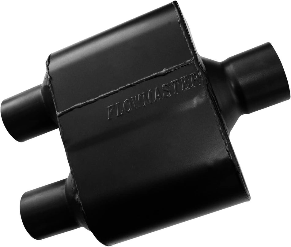 Flowmaster 8425152 Super 10 Muffler 409S - 2.50 Center IN / 2.25 Dual OUT - Aggressive Sound