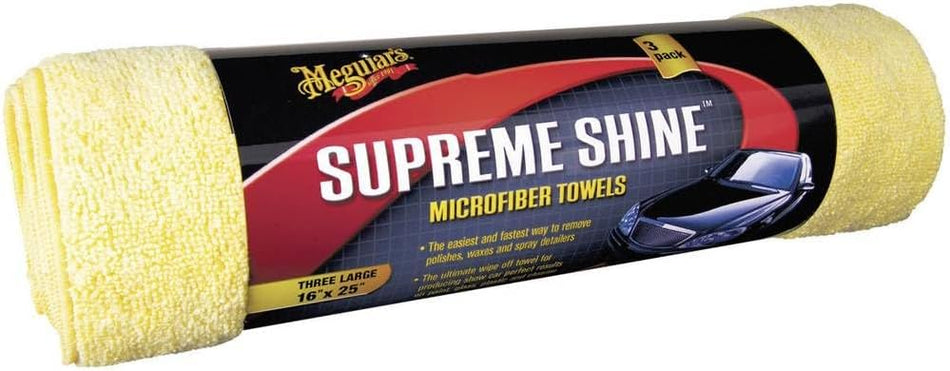 SUPREME SHINE MICROFIBER -- 3 PACK