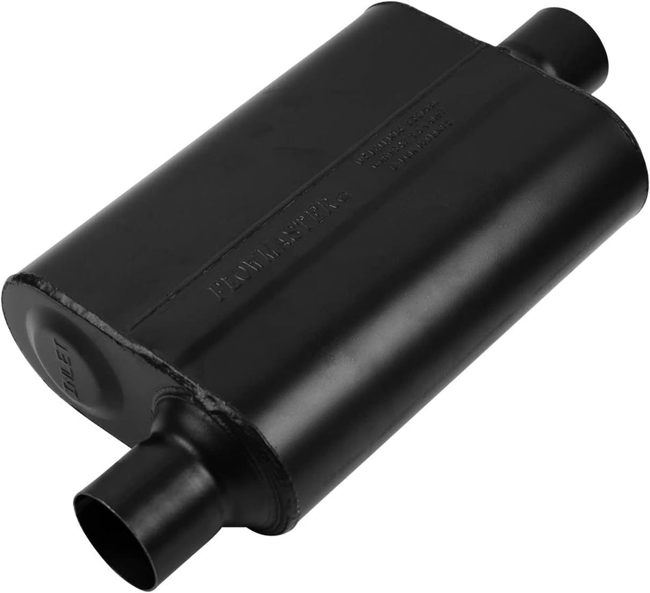 Flowmaster 942546 Super 44 Muffler - 2.50 Offset IN / 2.50 Center OUT - Aggressive Sound