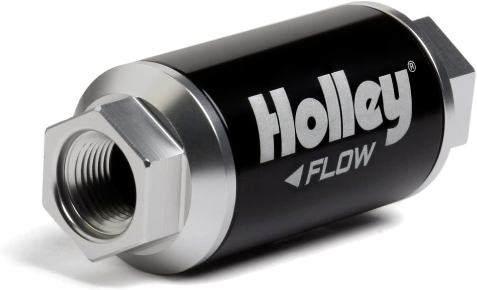 Holley 162-550 Black Billet Finish Fuel Filter