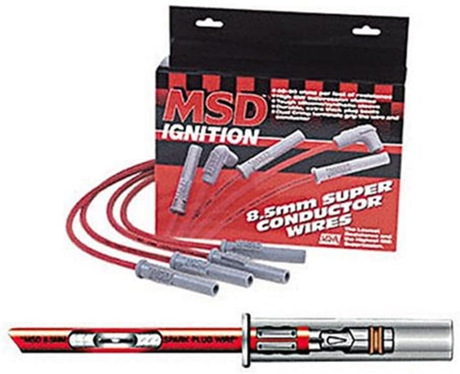 MSD 31189 8.5mm Super Conductor Spark Plug Wire Set