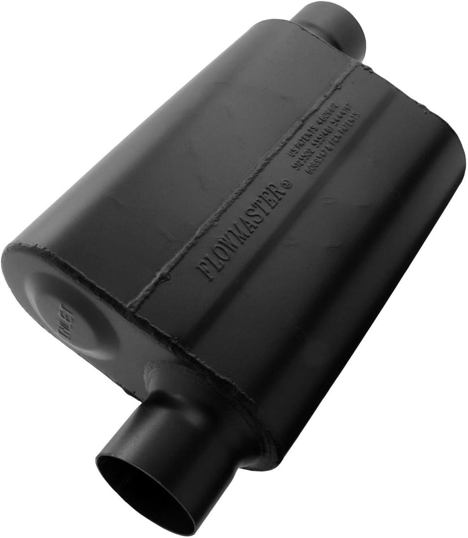 Flowmaster 943048 Super 44 Muffler - 3.00 Offset IN / 3.00 Offset OUT - Aggressive Sound