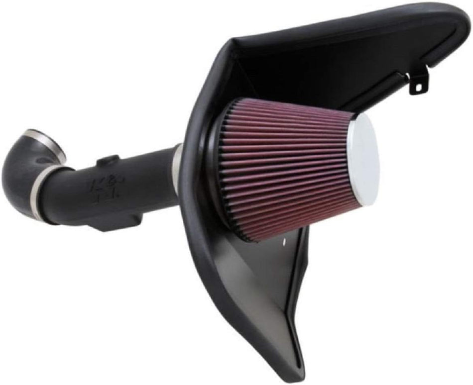 K&N Cold Air Intake Kit: High Performance, Guaranteed to Increase Horsepower: 50-State Legal: 2012-2015 CHEVROLET (Camaro)57-3078
