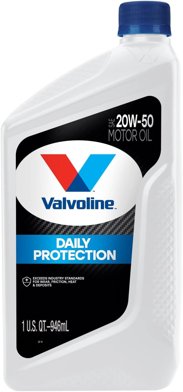 Valvoline Daily Protection SAE 20W-50 Conventional Motor Oil 1 QT