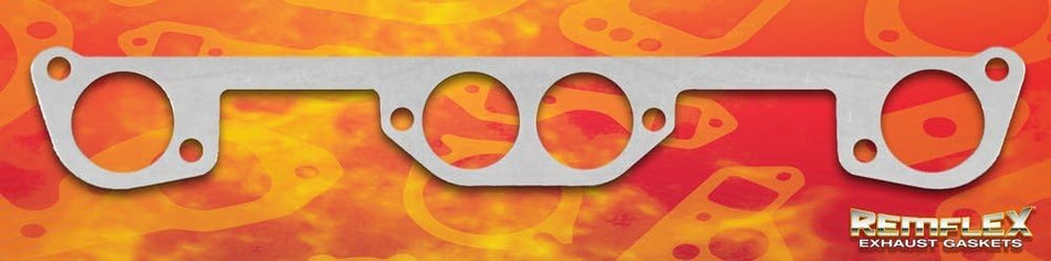 Remflex 12-002 Exhaust Gasket for Pontiac V8 Engine, (Set of 2)