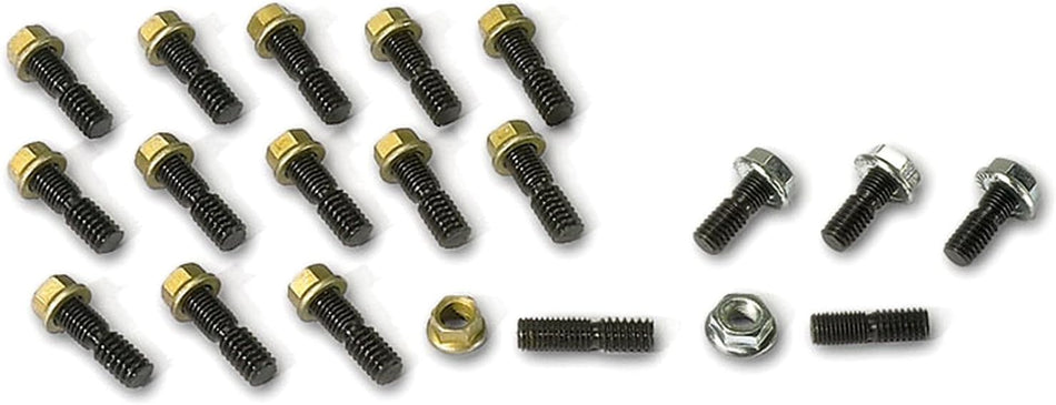 Moroso 38350 Black Oxide Hex Nut Oil Pan Bolt Kit