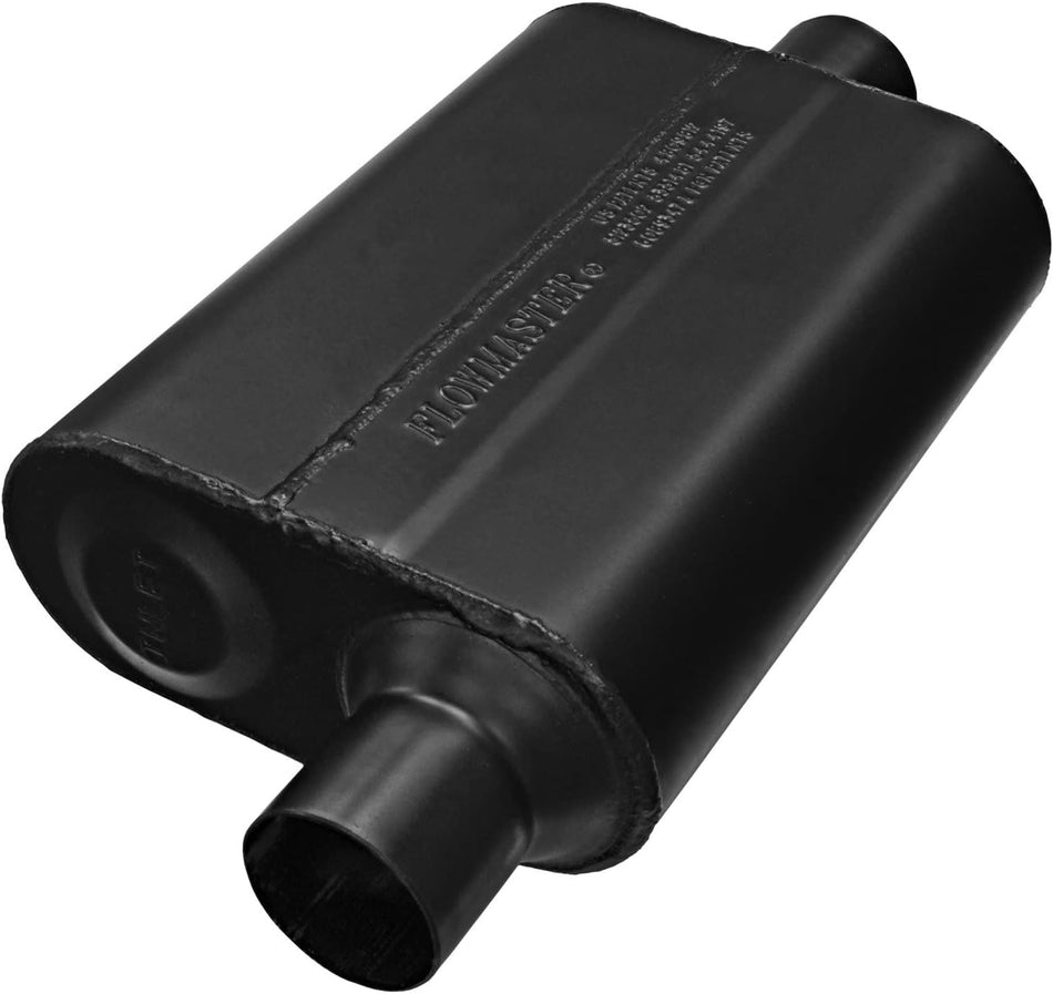 Flowmaster 942446 Super 44 Muffler - 2.25 Offset IN / 2.25 Center OUT - Aggressive Sound