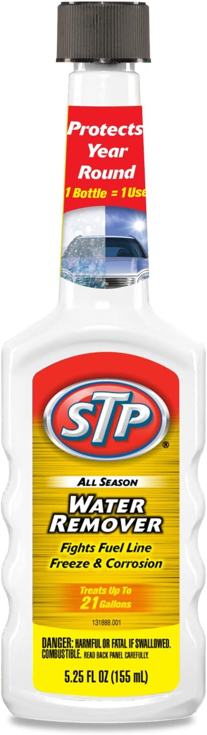 STP Water Remover, All Season Cleaner for Cars & Truck, Bottles, 5.25 Fl Oz, 14259