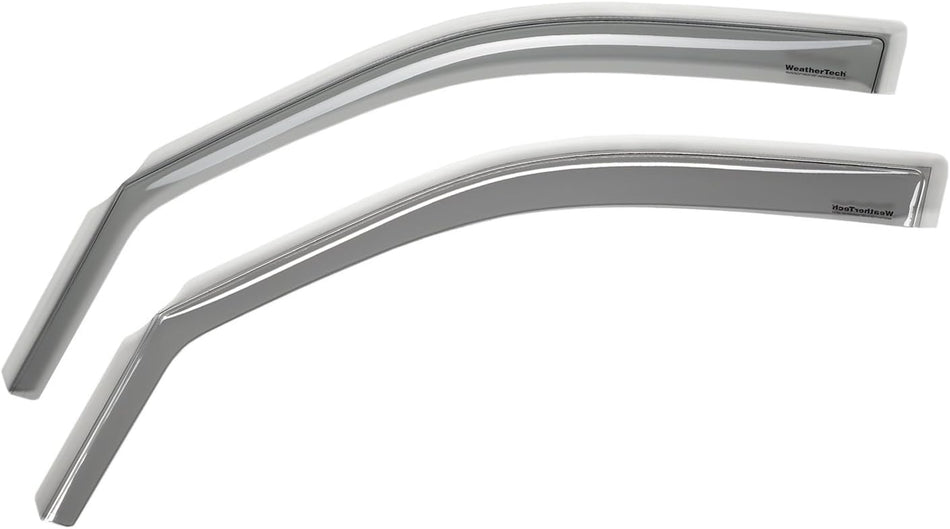 WeatherTech Custom Fit Front Side Window Deflectors for Hyundai Sonata Sedan, Light Smoke