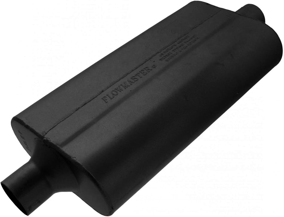 Flowmaster 942450 50 Delta Flow Muffler - 2.25 Center IN / 2.25 Center OUT - Moderate Sound
