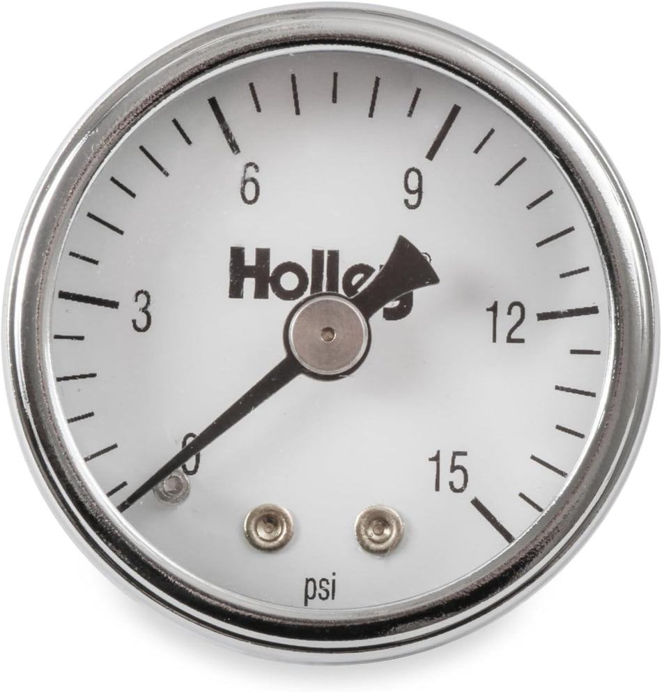 Holley 0-15Psi Fuel Pressure Gauge
