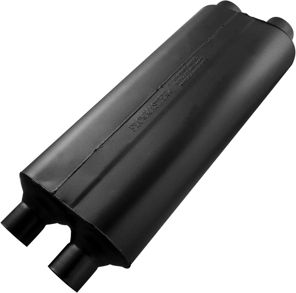 Flowmaster 524704 70 Series Muffler - 2.25 Dual IN / 2.25 Dual OUT - Mild Sound