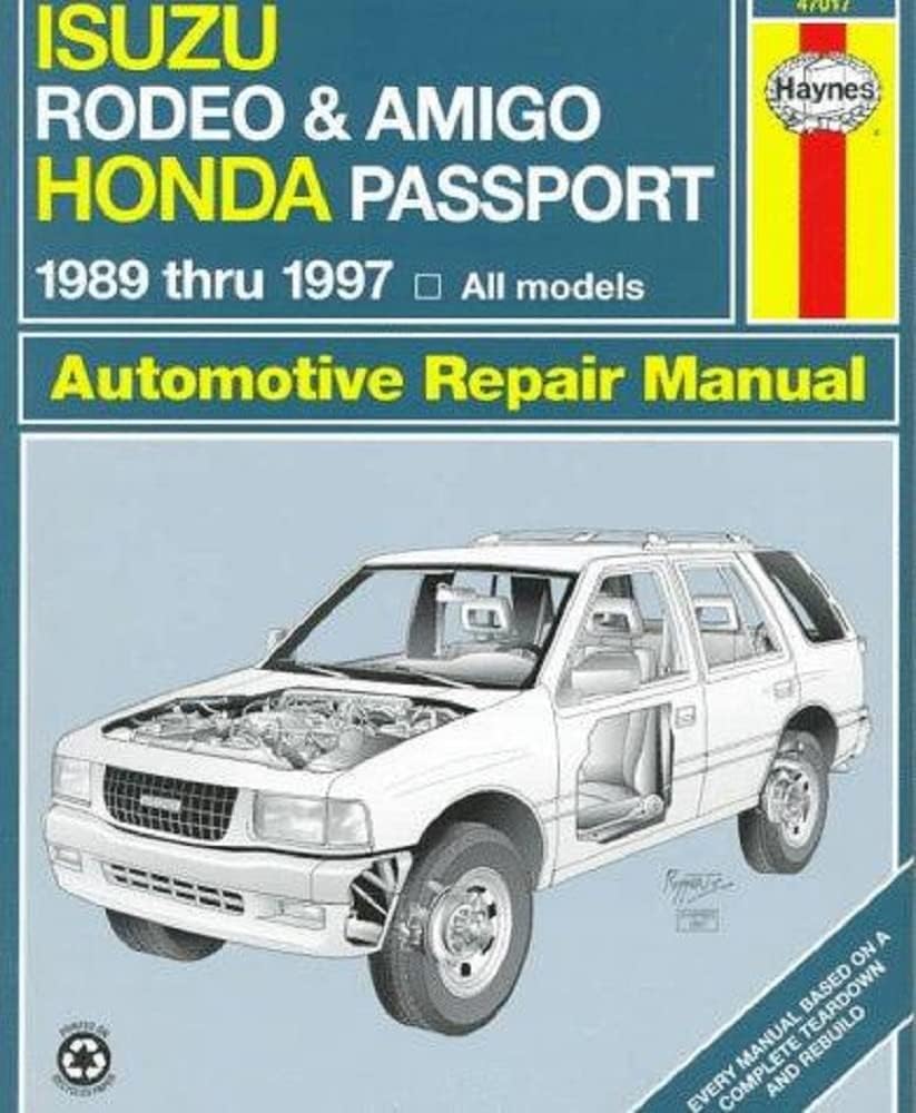 89-02 ISUZU (Haynes Automotive Repair Manual Series)