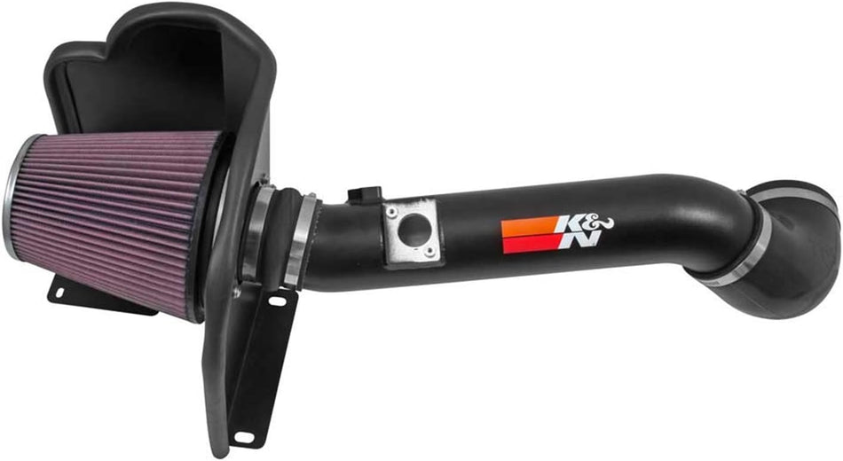 K&N Cold Air Intake Kit: High Performance, Guaranteed to Increase Horsepower: 2014-2015 Chevy/GMC Heavy Duty (Silverado 2500 HD, Silverado 3500 HD, Sierra 2500HD, Sierra 3500 HD) 6.0L V8, 77-3086KTK